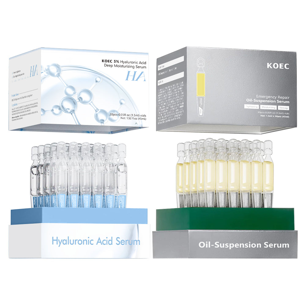 ADsorbed Hyaluronic Serum 5本セット Hyaluronic Acid Serum - 5% Hydrating Anti-Aging Formula – KOEC Beauty