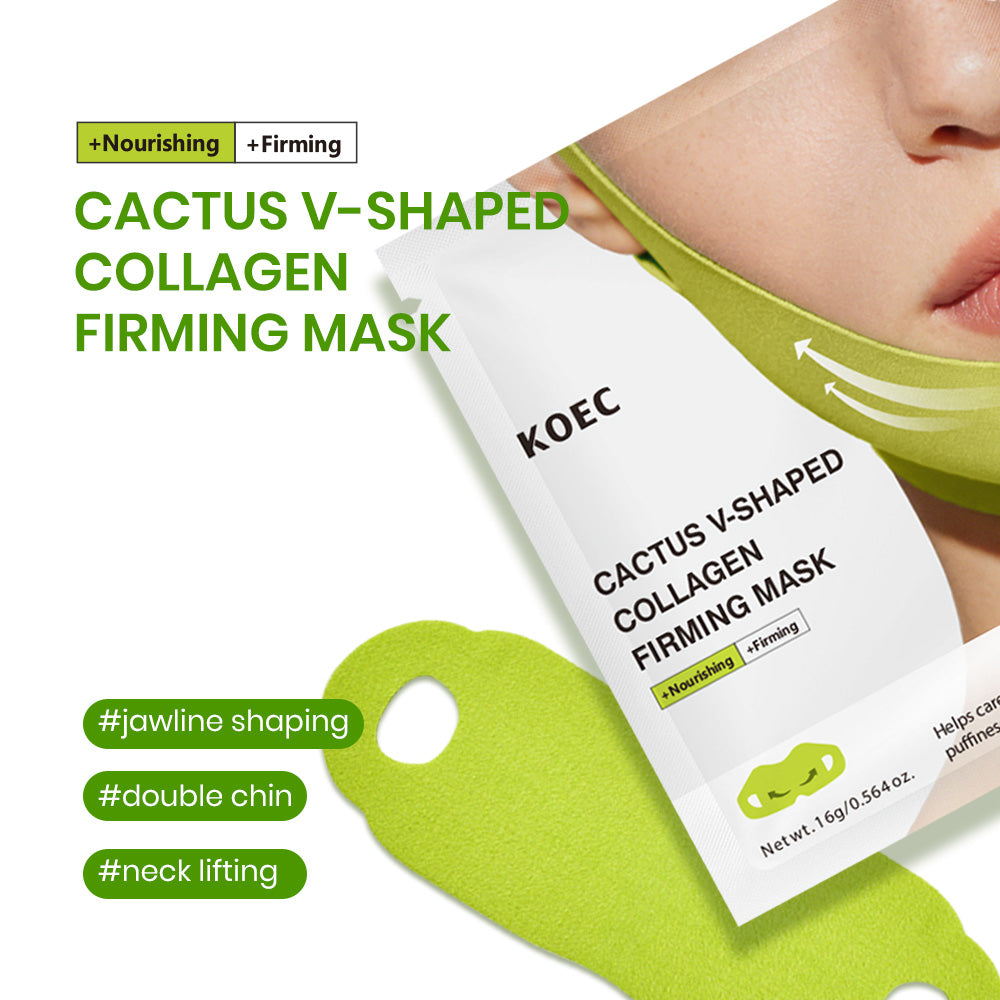 Cactus V-Shaped Collagen Firming Mask | KOEC Beauty