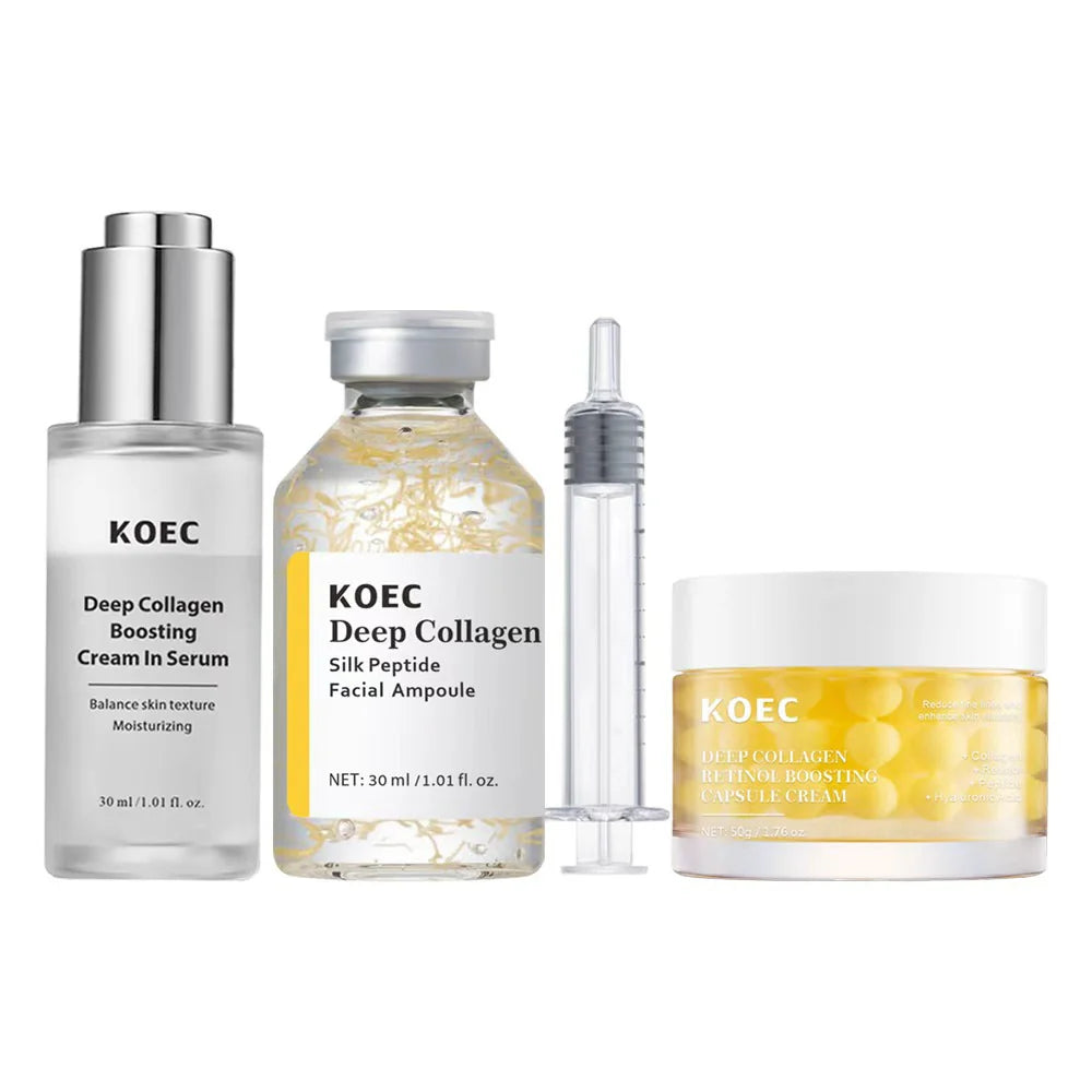 Collagen Peptide Face Serum - Anti-Aging Firming Ampoule – KOEC Beauty